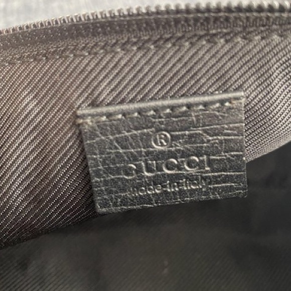 Gucci vintage black shoulder boat pochette bag baguette - Picture 4 of 5